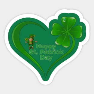 Happy St. Patrick day Sticker